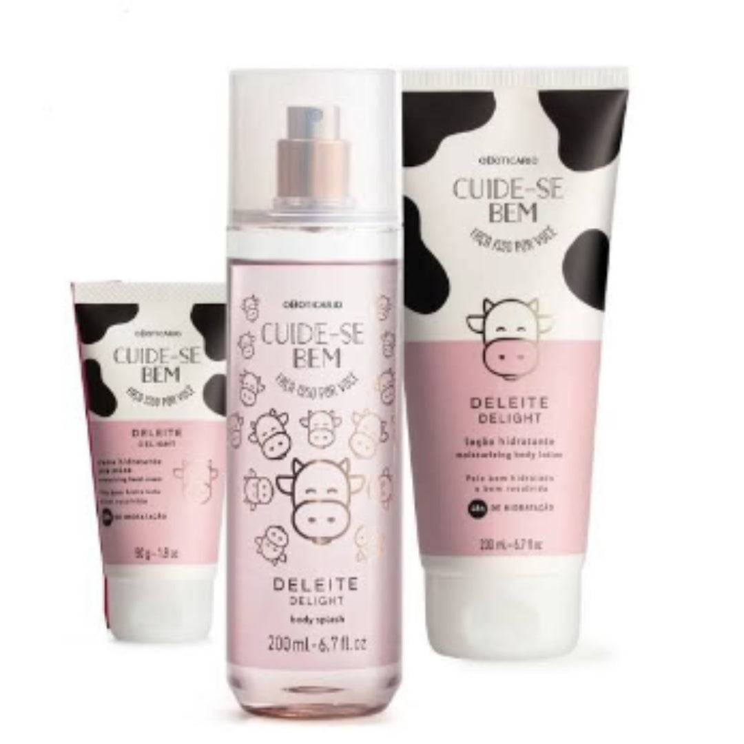 Combo Cuide-Bem Deleite: Hidratante Desodorante