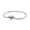 Bracelete Pandora Com Fecho De Coração