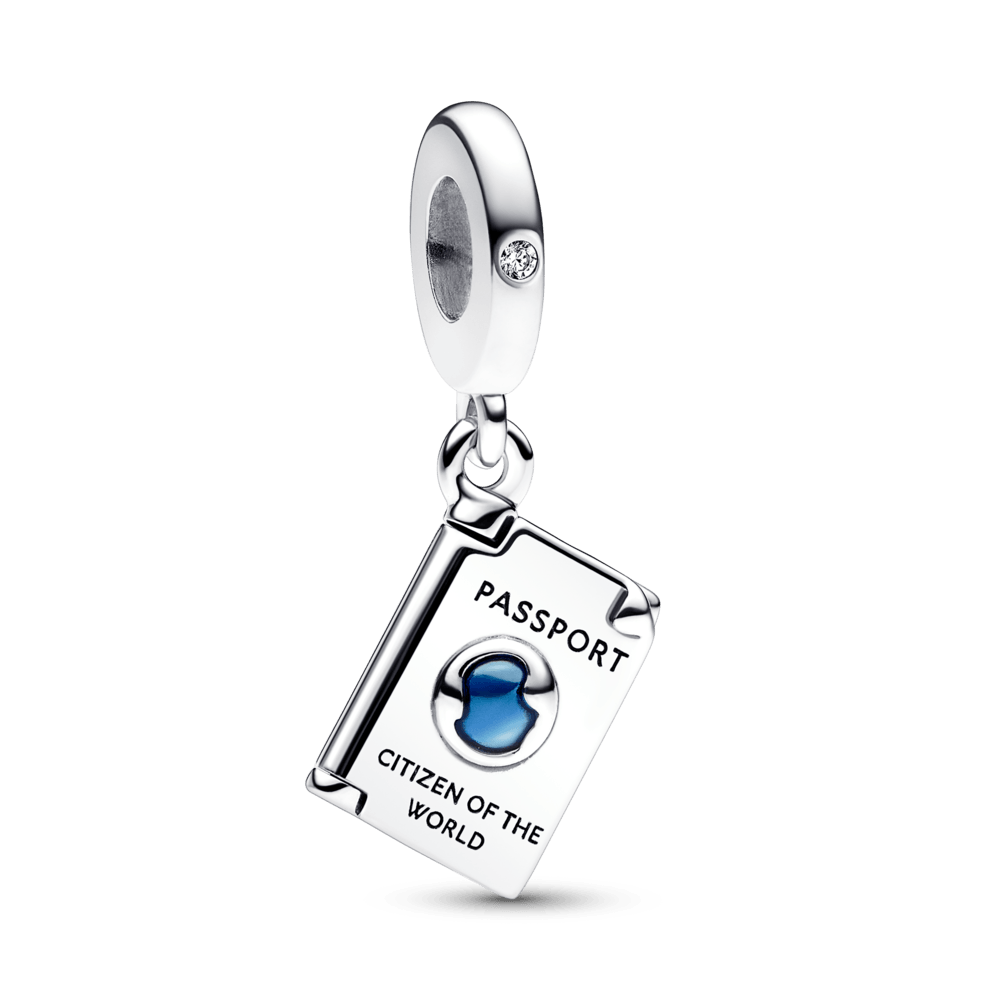 Charm Prata Pendente Passaporte com Abertura - PANDORA